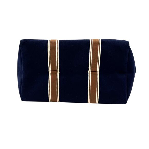 RUE DE VERNEUIL Navy Blue Traversee Large Flannel Cruise Tote - Picture 8 of 9